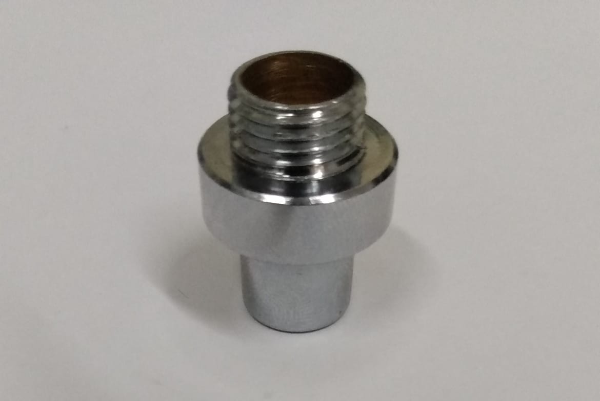 LUVA 1/2 NF X3/4X28MM FECHADA LATÃO (BUCHA)