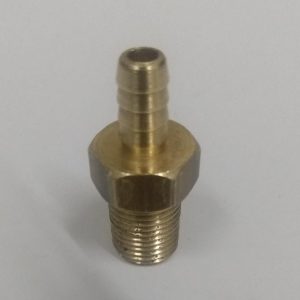 CONEXÃO C/1 ROSCA 1/8 NPT  EXTERNA C/ESPIGA LATÃO